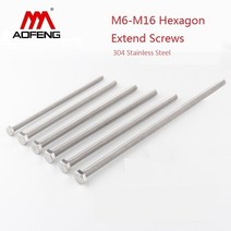 앙카볼트 외부 육각 확장 나사 304 스테인레스 스틸 외부 플랫 육각 헤드 기계 M6 M8 M10 M12 M16 200mm 180mm 길이 63, M12 너트 와셔 2SETS