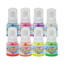 뭉게구름 거품물감 40ml 8색 세트 / 키즈맘아트 거품 목욕 촉감 오감 발달 물감 미술 놀이 핑거페인트 유아 아기 어린이 물놀이 버블 드로잉카페 키즈카페 집콕 엄마표미술 홈스쿨