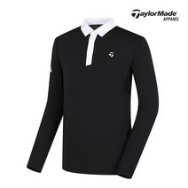 남성 카라 배색 메쉬 패치 티셔츠 TMTYL1244-199
