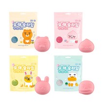 카카오프렌즈 모래 슬라임 찍기틀 세트, 튜브