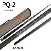 당구 큐대 3쿠션 고급 개인큐 괴물 탄소 섬유 에너지 큐 스틱 오리지널 파우치, 12.4mm, pq2 가죽 세트