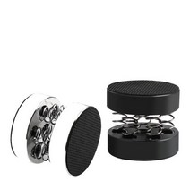 lsm audiophile shock 스파이크 스프링 댐핑 패드 hifi stand feet 스피커 스파이크 오디오 cd 증폭기 foot pad single, 블랙 4 개