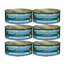 다이어트 간식 훈련 칭찬 대용량 내추럴발란스 캣캔 울트라 오션피쉬 156g X 6입, 오리