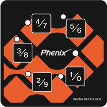 DOGITAL DOOR LOCK Phenix 터치센서 비밀번호 경보기 피닉스 터치센서 스티커만구매