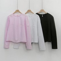 여자 엠파이어 a라인 엠보싱 긴팔 블라우스.옷자락(무료배송)