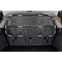 BUSHWHACKER USA Bushwhacker CUV 및 중간 사이즈 SUV용 짐 구역 반려견 배리어 116.8cm(46인치) 너비 해치백 반려동물 칸막이 크로스오버 차량 자동