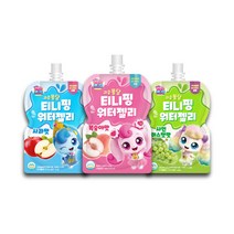 캐치티니핑 과즙퐁당 티니핑 워터젤리 샤인머스캣맛10개 복숭아맛10개 사과맛10개