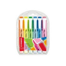 [스타빌로] 스윙쿨형광펜6색세트(1자루 4.0mm)