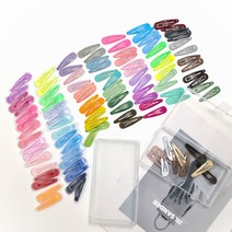 라운드 똑딱핀 스팽글 24p+기초판 34p+아크릴 케이스 32p+페인트 12p+수납함 2p (전부=102p 세트)