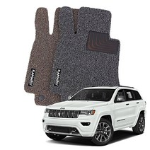 카마루 클라이슬러 JEEP 전차종 내츄럴코일 카매트 개선형 신제품, 내츄럴코일매트1+2열 그레이, 그랜드체로키 4세대(11~12), 클라이슬러/JEEP