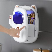 수저 젓가락 자외선 살균 소독 살균기, 그린, 살균+건조