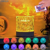 16색무선 LED 감성 무드등 USB 휴대용 아크릴무드등 리모컨타입 수면등, 흰색