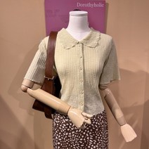 도로시홀릭 카라자갸드지지미블라우스(D22B46731)