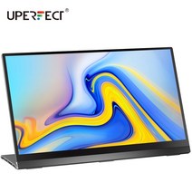 게임 모니터 게이밍 모니터 uperfect 15.6 인치 터치 스크린 uhd 4k lcd 두 번째 디스플레이 hdr 300 adobe rgb 노트북 pc 컴퓨터 용 100, 10-나는 플러그