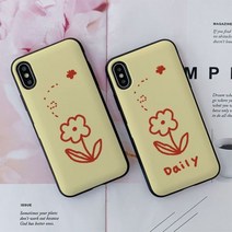 [가방팝] 노구 플라워 드로잉 카드케이스