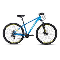 HILAND 29인치 16단 변속 더블 디스크 브레이크 경량 알루미늄 프레임 MTB자전거, 블루/XL, 프레임482mm사이즈cm