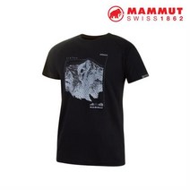 [마무트] 남성 마운틴 티셔츠 블랙 1017-09842