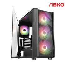 부피가 큰 상품은 개별 택배비 적용으로인한 2개이상 구매시 착불로 발송됩니다.앱코 SUITMASTER P3000 제우스 ARGB 미들타워 PC케이스 (블랙)