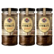 백설 소갈비/소불고기/닭볶음탕/돼지불고기/돼지갈비 500G 2개 모음, 백설 사리원불고기양념 290g X 3