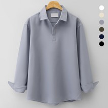 링클프리 반오픈 셔츠 (MDLS068RW)