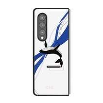 함끼바라(가죽케이스) Z폴드 블루웨일, 폴드4