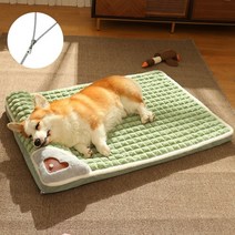 데이 배드 원룸 침대 서랍부드러운 개 사육장 이동식 및 빨 사계절 두꺼워 깊은 잠 애완, 회색, 60x40cm