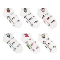 여자발목양말 짱구는 못말려 귀요밍 입체 6종색상 택1