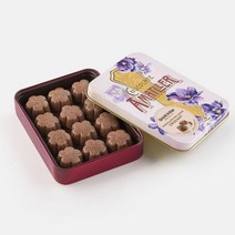 초콜릿 아마틀러 AMATLLER Milk Crocant 스페인 크로칸트 플라워 프랄린 밀크 초콜릿 틴 72g, 10팩