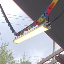 LED 메인랜턴 유선 캠핑 타프 장박 차박 거실 텐트 낚시 다용도 랜턴, 쿨화이트(형광등색)