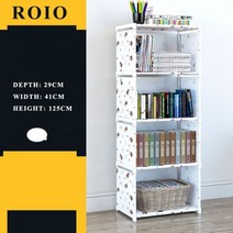 다층 DIY 간단한 책장 쉬운 조립 책장은 아이들의 파편 선반 가정 가구 책 2022 이동할 수있다, A9