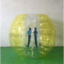 범퍼 버블 볼 공 운동회 야외 행사 단합대회 충격 저하 슈트 레크레이션 게임, 하프 옐로우 앤 클리어