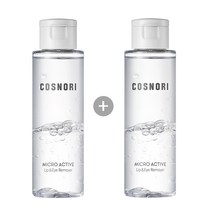 코스노리 마이크로 액티브 립앤아이 리무버, 100ml, 2개