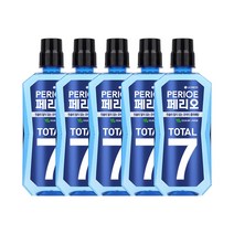 페리오 토탈7 쿨링 가글 320ml x5개, 단품