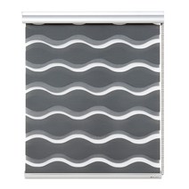 탑다운 우드 블라인드 창문가리개 커튼 웨이브 유형 얼룩말 음영 비율 거실 용 더블 레이어 패션 데이 나이트