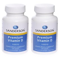 뉴질랜드 샌더슨 비타민D Vitamin 1000IU 100캡슐 2개