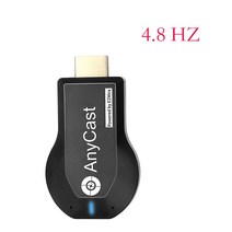 스마트 디바이스 tv wifi 미라캐스트 Anycast m2 plus miracast 스틱 어댑터 미러 디스플레이 수신기 동글 chromecast wireless 1080p, 04 M2-4.8G