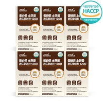 뉴트리너스 올바른 소연골 콘드로이친 1200 추출물 저분자 소유래 콘드로이친1200 콘드로이친 60정 6개