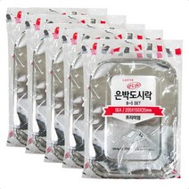 롯데이라이프 은박도시락 B-5, 5개입, 10개