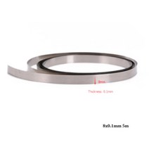 스풋 용접기 휴대용레이저 어스집게 휴대용산소 초음파 스포트 10-50pcs 니켈 도금 강철 스트립 니켈 플레이트 스트랩 스트립 시트 18650 배터리, 8x0.1mm 5m