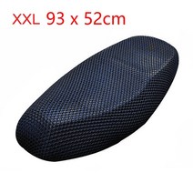 호환용 오토바이시트 뒷자리커버호환 XAutohaux 1Pcs M-XXL Anti-Slip 3D 메쉬 패브릭 시트 커버 통기성 방, 12 Blue  XXL