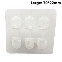 일회용 지퍼 타이 상처 폐쇄 지혈 접착제 보조제 응급 키트 열상 밴드 보조제 없음 3 개, Large