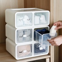 서랍형 옷장안 아기옷 수납장 속옷 양말 보관함 여자, 칸막이 없음-핑크