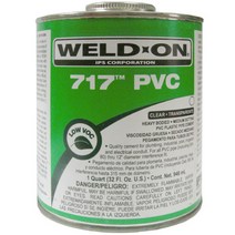 IPS WELD.ON 717 PVC 접착용 (투명) 473ml, 단품