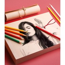 대용량 필기 스케치 노트 공책 연습장, 약320매, 체크