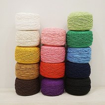 면사 면뜨개실 12합 24합 200g 여름실 여름뜨개실 코바늘실, 400g, 로화이트