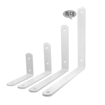 인라이프 ㄱ자 선반 받침대, 화이트 - 특대, 1개