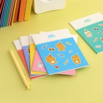 카카오프렌즈 해피모먼트 A6 노트 세트 (3개 1세트), 무지