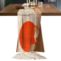 테이블보봄벚꽃 태양 강 레트로 쉬어 쉬폰 테이블 러너 국가 웨딩 파티 Tulle Voile 천으로 홈 인테리어, 01 48x140cm, 01 WHH02519