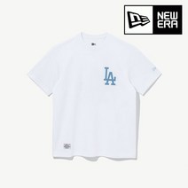 뉴에라 MLB 빅 페이즐리 LA 다저스 반팔 티셔츠 화이트 13086599