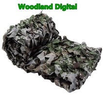 터널형 텐트 군사 위장 그물 사냥 자동차 화이트 블루그린 블랙 정글 3x4m 3x5m 3x6m, Woodland Digital+2x4m